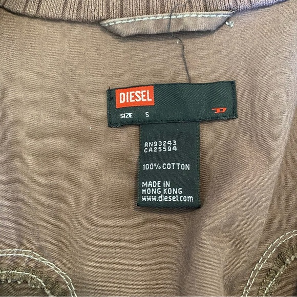 Diesel woman’s brown jacket small - Picture 3 of 7